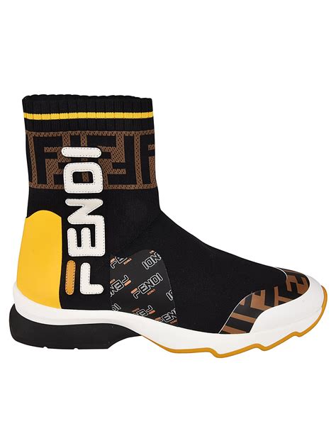 fendi sock shoes sale|fendi suede sneakers.